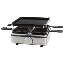 Raclette grill 4 personnes Acier inoxydable Proficook PC-RG1301-Inox