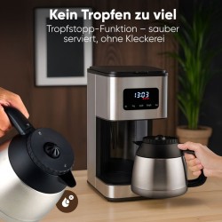 Coffee machine 1,2L 900W Stainless steel Proficook PC-KA1300-Inox