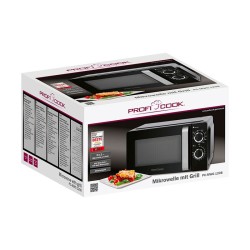 Microwave with grill 17L 700W Proficook PC-MWG 1208 Black