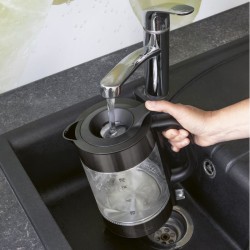 Bouilloire électrique 1,7L en verre Noir 2200W Proficook PC-WKS1322G-Noir