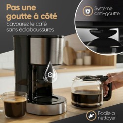 Machine à café 1,5L 800W Gris Proficook PC-KA1330-Gris