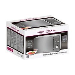 Microwave with grill 2in1 20L 1280W Proficook PC-MWG 1175 Silver
