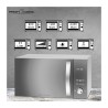 Micro-ondes avec gril et convection 3en1 23L 2300W Proficook PC-MWG 1176H Silver