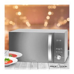 Micro-ondes avec gril et convection 3en1 23L 2300W Proficook PC-MWG 1176H Silver