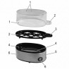 Cuiseur à oeufs Proficook PC-EK1124