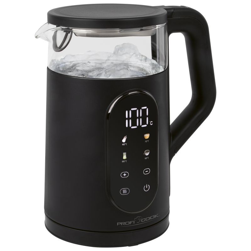 Bouilloire électrique 1,7L en verre Noir Proficook PC-WK1328G-Noir