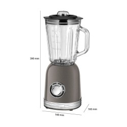 Blender Mixeur 1.5L vintage Proficook PC-UM 1195 Anthracite