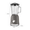 Blender Mixer 1.5L vintage Proficook PC-UM 1195 Anthracite