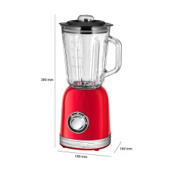 Blender Mixer 1,5L vintage Proficook PC-UM 1195 Red