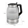 Glass kettle 1.7L 2200W Proficook PC-WKS 1215