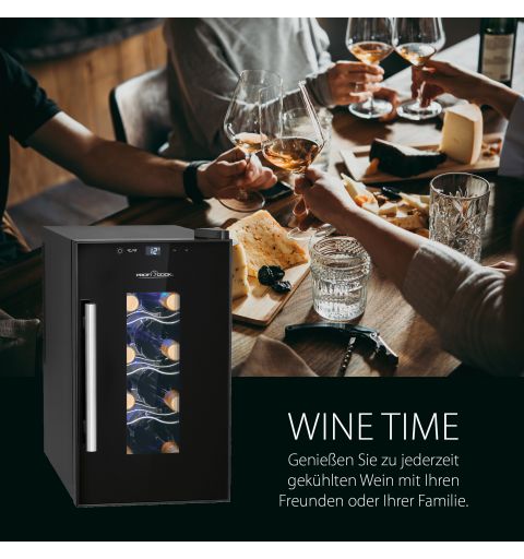 Wine cellar with glass door and 23L touch screen Proficook PC-WK 1232
