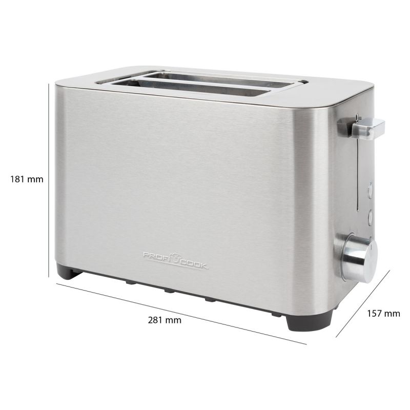 Stainless steel bread toaster Proficook PC-TA 1251