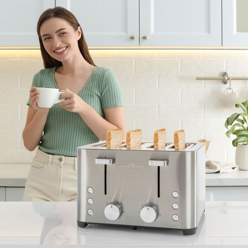 Stainless steel bread toaster 4-slotProficook PC-TA 1252