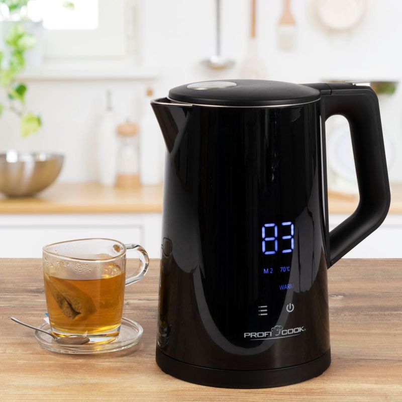Electric kettle with touch screen 1,7L Proficook PC-WKS 1243