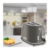 Proficook PC-TA 1193 2-slot vintage toaster Anthracite
