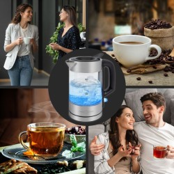 1L electric glass kettle ProfiCook PC-WKS1229G