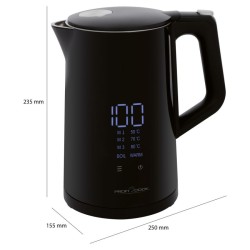 Bouilloire éléctrique avec écran tactile 1,7L Proficook PC-WKS1243