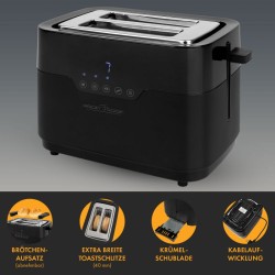 Bread grill with touch screen Proficook PC-TA1244