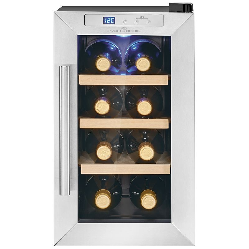Wine cellar with glass door and 23L LED display Proficook PC-WK1233