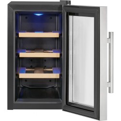 Cave à vin avec porte vitrée et écran LED 23L Proficook PC-WK1233