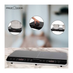 Double plaques à induction Proficook PC-DKI 1067 Noir