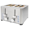 Grille pain 4 fentes en acier inoxydable Proficook PC-TA1252
