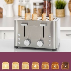 4-slot stainless steel bread toaster Proficook PC-TA1252