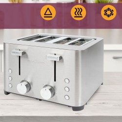 4-slot stainless steel bread toaster Proficook PC-TA1252