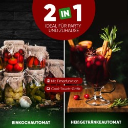 Proficook PC-EKA1283-Inox 32L Stainless Steel Jar Steriliser