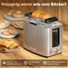 Toaster 2 slots Stainless steel Proficook PC-TA1279