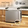 Toaster 2 slots Stainless steel Proficook PC-TA1279