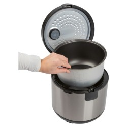 2in1 700W stainless steel rice and steam cooker Proficook PC-RK1285-Inox