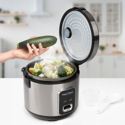 2in1 700W stainless steel rice and steam cooker Proficook PC-RK1285-Inox
