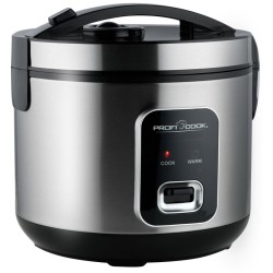 Cuiseur de riz et vapeur 2en1 700W inox Proficook PC-RK1285-Inox