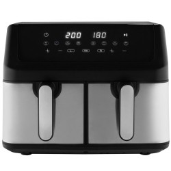 Friteuse à air chaud Air fryer double panier 9L Inox Proficook PC-FR1296H-Inox
