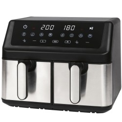 Air fryer double basket 9L stainless steel Proficook PC-FR1296H-Inox